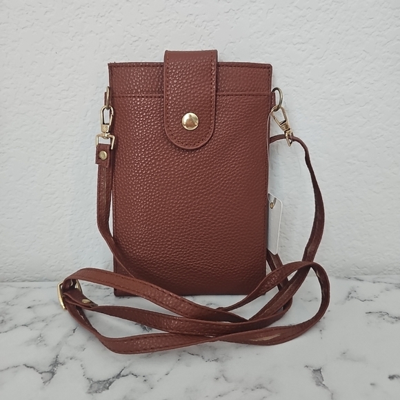 Styline Smartphone Pouch Color Mahogany  Smartphone Shoulder Smartphone Pouch - Picture 2 of 6